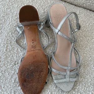 Loeffler Randal silver heel